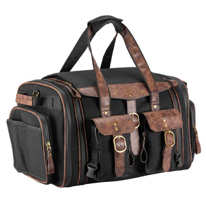 Muestra Gratuita de Bolsas de Viaje de Lujo de Gran Capacidad Personalizadas, Bolsas de Cuero PU Impermeables Antirrobo, Mochila para Tenis de Estilo Moderno - Product Image 1
