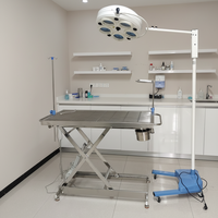 Stable Base Veterinary Surgery Table for Dogs Cats and Other Small Animals Electric 304 Stainless Steel for Pet Surgery