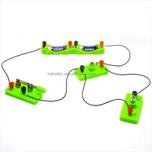Kit educativo del circuito elettrico della scienza della scuola dei bambini intelligenza della scoperta della luce sviluppa i circuiti dei giocattoli di apprendimento per i bambini