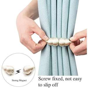 Offre Spéciale bureau et salon porte-rideaux magnétiques longs dos d'<span class=keywords><strong>attache</strong></span> en polyester à la mode avec boucle à la mode pour un usage domestique - Product Image 4