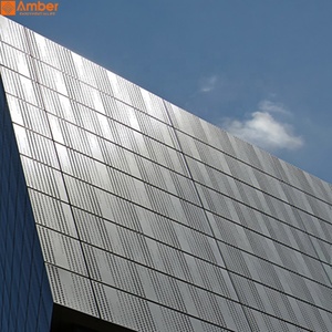Panneaux de façade en aluminium sur mesure, tôle perforée décorative à motifs pour revêtement mural extérieur commercial - Product Image 2