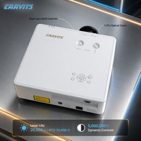 Proyektor CAAVITS 7300 Ansi Lumens WUXGA 3LCD Laser Proyektor Short Throw untuk Proyektor Pameran Taman Hiburan