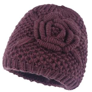 Chapeau tricoté rétro toutes saisons pour femmes, <span class=keywords><strong>bonnet</strong></span> <span class=keywords><strong>de</strong></span> <span class=keywords><strong>nuit</strong></span> rose <span class=keywords><strong>chaud</strong></span> pour mère, femme, belle-mère Baotou - Product Image 2