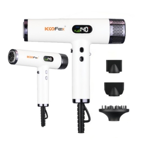 Koofex KF-8321 biểu tượng Tùy chỉnh công suất cao 1800W động cơ không chổi than 110,000 vòng/phút <span class=keywords><strong>LCD</strong></span> hiển thị tóc Blower 40 triệu tiêu cực ion máy sấy - Product Image 1