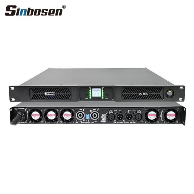 4500W X2 Channel Digital Amplifier Stereo 1U Power Amplifier for Subwoofer High-End Large Performance