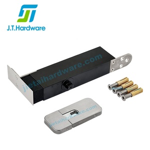 Giấu cửa gỗ cửa nhôm thủy lực tự đóng có thể điều chỉnh đáy pivot - Product Image 5