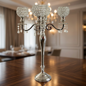 จัดงานแต่งงาน, ผู้ถือเทียน, candelabra, เทียนยืนตกแต่งบ้าน - Product Image 2