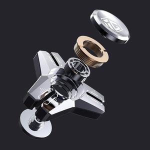 Meilleur fidget spinner en acier inoxydable, EDC, anti-stress, jouet en métal pour soulager le stress, gyroscope manuel pour enfants, autisme, TDAH - Product Image 5