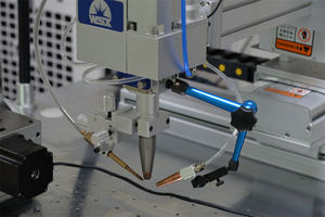 Fiber lazer otomatik kaynak iş istasyonu-paslanmaz çelik/alüminyum bileşenlerin toplu üretimi için <span class=keywords><strong>CNC</strong></span> robotik Platform - Product Image 5