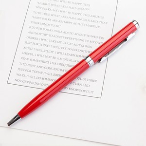 Logo personnalisé multicolore promotionnel en gros promotionnel métal personnalisé stylo mince stylo à bille torsadé - Product Image 6