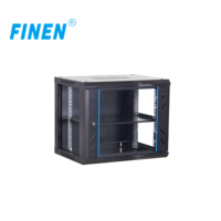 Finen Server Rack 4u 6u 9U 12u Networking Boîtier en acier Armoire réseau Armoire serveur standard 19"