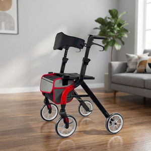 รถช่วยเดินสำหรับผู้สูงอายุแบบพับได้พร้อมที่นั่งและล้อ  ลดราคาพิเศษ - Product Image 1