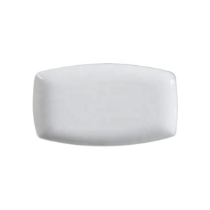 Đồ Dùng Nhà Hàng Khách Sạn Khác Tùy Chỉnh Đĩa Sứ Platos Dùng Bữa Tối Màu Trắng Hình Chữ Nhật <span class=keywords><strong>9.5</strong></span> Inch - Product Image 3