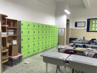 Casiers de rangement pour étudiants avec clé électronique, écologiques, résistants aux rayures, étanches, en plastique, pour salles de classe, gymnases et auberges