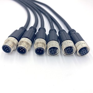 Guo Jinqiang M12 Connector <b>Cable</b> 4 To 8 Core IP65 <b>Waterproof</b> Industrial Automation Sensor Signal Transmission <b>Cable</b> - Product Image 3