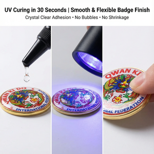 TIMESRUIi Resina Epossidica per Doming Senza Bolle - Cristallina e Resistente all'Ingiallimento per Gioielli, Portachiavi, Artigianato e Decorazioni - Product Image 3