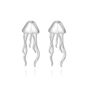 เครื่องประดับพู่ห้อยสไตล์มินิมอลสุดหรู ดีไซน์รูปแมงกะพรุน ทำจากสแตนเลสชุบทอง เรียบเนียน เหมาะเป็นของขวัญ - Product Image 5