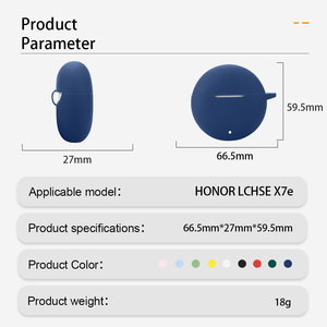 <span class=keywords><strong>HONOR</strong></span> LCHSE X7e auricular y para <span class=keywords><strong>AirPods</strong></span> funda de silicona inalámbrica TWS auriculares carcasa funda para auriculares y fundas para Bluetooth - Product Image 3