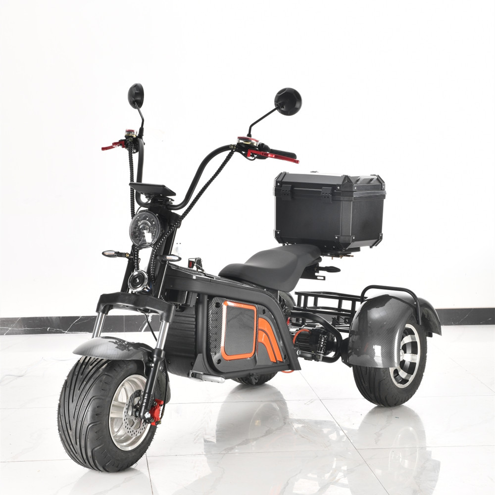 Three Wheel Steel Frame Electric Scooter For Women And Men Electric Motorcycle 3000W Citycoco Cheap Price Electric Tricycle