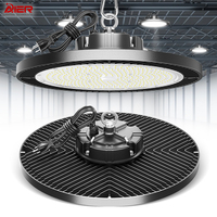 Éclairage LED High Bay UFO 200W 150W 100W IP65 5000K Lumière du jour pour usine, atelier et gymnase industriel