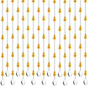 Bestseller Kristall konfrontiert Kugel Vorhang Kristall maßge schneiderte hängende Kristall Hochzeit Dekorationen Perle Vorhang Großhandel CDC-05