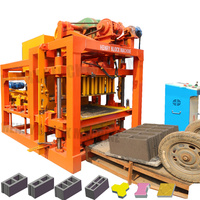 Brique de ciment semi-automatique Qt4-28 faisant la machine de brique de machines avec la couleur adaptée aux besoins du client