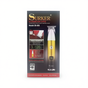 Cortadora de pelo Sunker SK-606 recargable, inalámbrica, profesional, con peines guía y carga USB - Product Image 2