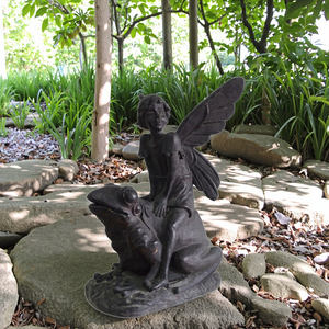 Durable Weather-Resistant <strong>Gnome</strong> Statues Resin Fairy <strong>Garden</strong> <strong>Ornaments</strong> for Home and <strong>Garden</strong> Sculpture - Product Image 4