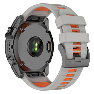 Nueva Correa de Silicona de Doble Color con Hebilla de Presión para <span class=keywords><strong>Reloj</strong></span> Deportivo Garmin Fenix 7 Pro 22mm 26mm, Compatible con Fenix 5X 6X, 2025 - Product Image 3