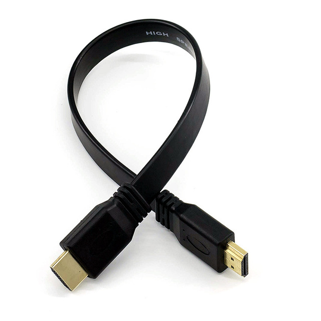 Manufacturer Supplies for HDMI Flat Cable Version 1.4 4K PVC for Audio Video Car HDTV Connection 30cm 20m Lengths Available