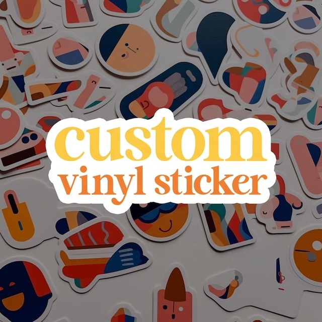 Custom Designed Anime Style Vinyl Decals Personalized Die Cut Stickers Laptop Skins Business Branding Favorite Items Printed