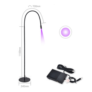 Lámpara UV para Pestañas con Interruptor de Pie, 5W 10W, Luz UV para Extensión de Pestañas, para Salón de Belleza, Lámpara Secadora de Esmalte de Uñas - Product Image 4