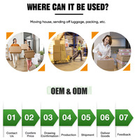 Carpeta de Cartón Corrugado de Pared Simple al por Mayor con Cierre de Ranura, Plegable, Ecológica, de Kraft, para el Hogar, Fabricada con Materiales Reciclados