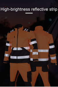 Дышащий Быстросохнущий износостойкий светоотражающий аварийный резервный Рабочий костюм, пожарно-спасательная Рабочая форма - Product Image 6