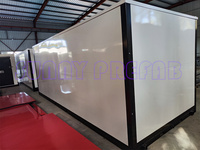 PORTES MULTIPLES Cloison en acier Matériau préfabriqué Assemblage empilable Conteneur mobile pliable Unités de stockage portable en libre-service