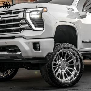 DW pickup SUV ล้ออัลลอยปลอมแปลง20 22 24 26 28นิ้วล้อโครเมียม8x170 8x180 8X200สำหรับ Chevrolet Silverado 1500 2500 - Product Image 5