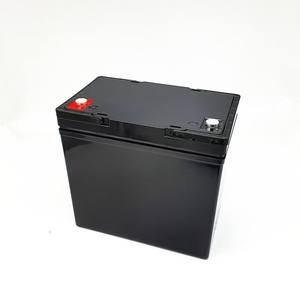 Caja de Batería Portátil de Doble Asa - 12V 55AH, Carcasa de Plástico ABS (229x138x208mm) para Aplicaciones de Energía Móvil y Equipos - Product Image 1