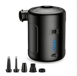 Pompes à air portables avec batterie 6000 mAh, gonfleur et dégonfleur rapide pour oreillers gonflables, jouets aquatiques, matelas pneumatiques et flotteurs <span class=keywords><strong>de</strong></span> piscine gonflables - Product Image 1