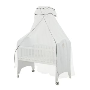 B2301 Cool Baby Lit bébé multifonctionnel 3 en 1 en bois avec moustiquaire à poteaux hauts - Product Image 3