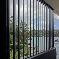 Lames de climatisation en aluminium pour extérieur, couleur/taille personnalisées