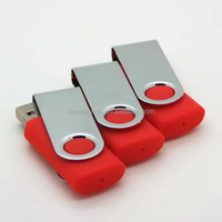 Clé USB rotative en métal, USB 3.0, prise en charge de l'encryption, logo personnalisé, puce de classe A, plusieurs couleurs, clé USB cadeau