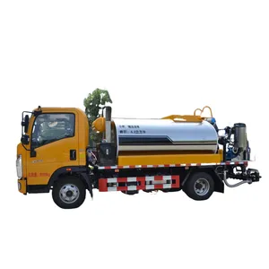 Tanque de calentamiento de asfalto HOWO, Quemador de aceite diésel, tanque de almacenamiento de betún de calentamiento directo, contenedor de asfalto