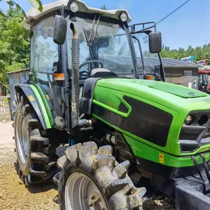 Traktor pertanian bekas untuk dijual DEUTZ FAHR 80HP 4WD traktor pertanian murah bekas