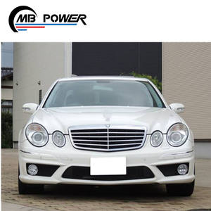 Kit de carrocería Clase E w211 E63, estilo 2003-2009y, para w211 PP, parachoques delantero, faldas laterales, parachoques trasero - Product Image 2