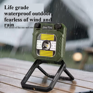 Outdoor camping LED <b>light</b> hand-cranked work <b>light</b> portable multi-function emergency long-term availability - Product Image 5