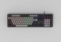 Teclado mecánico Acer OKW212 de 104 teclas, con todas las teclas antiescáner, 15 efectos de iluminación RGB, cable blindado magn