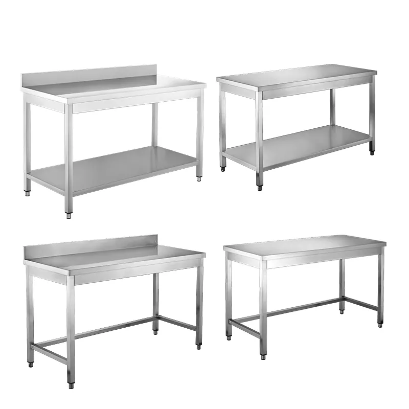 Best sales 2022 stainless steel work bench table stainless steel prep table with under shelf