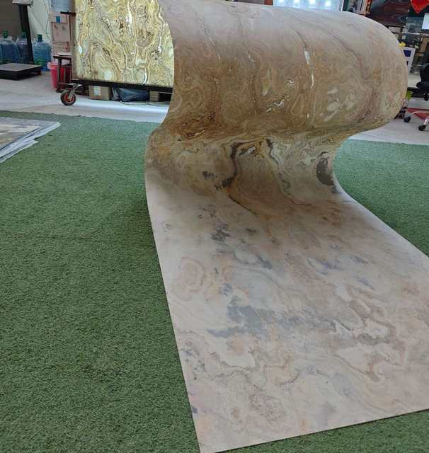 Flexible Stone Veneer Ultra Thin Natural Soft Stone Sheet for Wall Cladding Decor