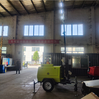 Mobile Lighting Tower Portable signal Tower Light Portable Generator Light Tower