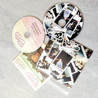 op maat gemaakte 12cm muziek-cd dvd-disc replicatie en duplicatie in kartonnen hoesverpakking